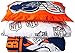 NFL Denver Broncos Soft & Cozy Twin Comforter Set (5 Piece), 64