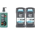 DOVE MEN + CARE Body Wash Eucalyptus + Cedar Oil to Rebuild Skin in the Shower & Deodorant Stick Moisturizing Deodorant For 72-Hour Protection Clean Comfort Aluminum