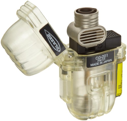 Blazer CG-001 Butane Refillable Torch Lighter, Clear