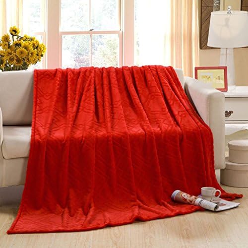 Throw Blankets Anti-Fade New Range of "light but warm" Micro velour Blankets Soft Fluffy Blanket Throw 100% Polyester Micro Wrinkle Resistant ( Size : 180200cm )