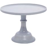Mosser Glass Marble 12 Inch Cake Plate