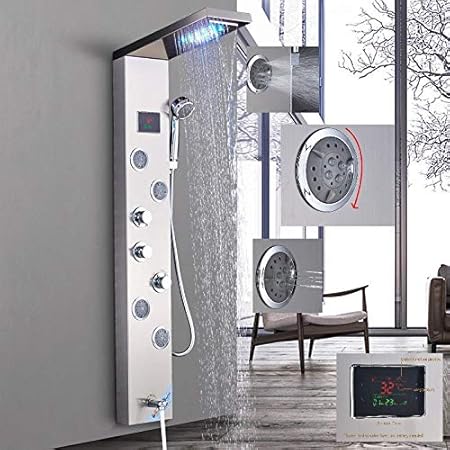 pannello doccia con getti