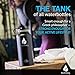 Liquid Savvy 32 oz Insulated Water Bottle with 3 lids - Stainless Steel, Wide Mouth Double Walled Vacuum Insulated Bottle for Hot and Cold Beverages (Teal)