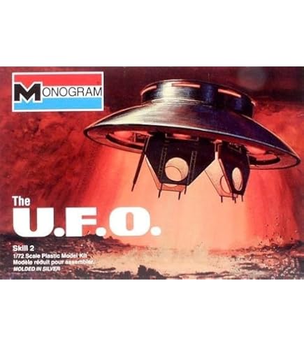 Amazon.com: Aurora - 1:72 Scale Model Kit - Flying Saucer : Arts