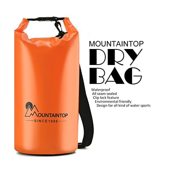Mountaintop-Lightweight-Waterproof-Dry-Bag-for-Boating-Kayaking-Fishing-Beach-Swimming-and-Snowboarding-with-Shoulder-Strap