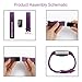 Fitbit Charge 2 Bands, AK Classic Edition Adjustable Comfortable Replacement Wristbands for Fitbit Charge 2 Heart Rate [No Tracker] (Purple, Small)