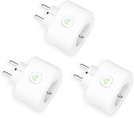 Enchufe Inteligente Mide el Consumo 16A 3680W Wi Fi Smart Plug con Control Remoto Meross App Compatible con Alexa Google Assistant y SmartThings Paquete de3 MSS310 Enchufe Inteligente Mide el Consumo 16A 3680W Wi Fi Smart Plug con Control Remoto Meross App Compatible con Alexa Google Assistant y SmartThings Paquete de3 MSS310