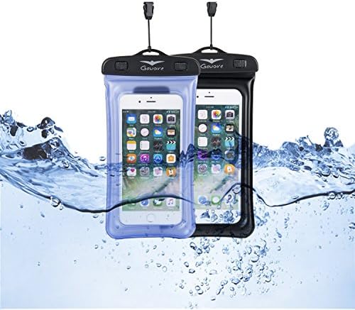 Waterproof Phone Case，Universal Cell Phone Dry Bag for iPhone 7,7 Plus,6S 6 6S Plus SE Note 5 4, Edge Pixel XL LG Huawei Samsung S8, S7, S6 Note 5 4, HTC LG Sony up to 6.0" -diagonal Pack of 2