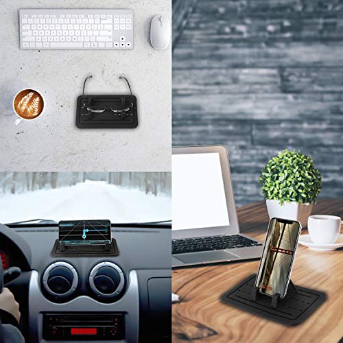 image for Car Phone Holder, pangshi Car Cell Phone Mount Silicone Phone Car Dash