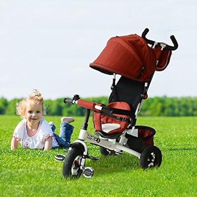 qaba 2 in 1 tricycle