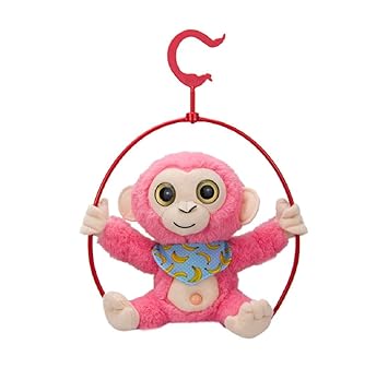 Guesthome Talking Singing Cute Plush Monkey Stuffed Animated