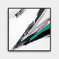 Framed Canvas Wall Art Abstract Canvas Prints Home Artwork Decoration for Living Room,Bedroom - 16x16 inches
