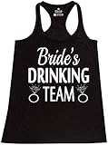 Shop4Ever Bride's Drinking Team Women's Racerback Tank Top Wedding Tank Tops