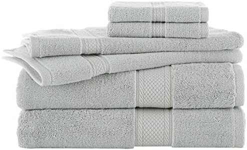Grand Patrician Suites 6 Piece Towel Set, Light Sage, 6