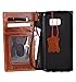 Genuine Vintage full Leather Case for Samsung Galaxy S7 Book Wallet Luxury Cover S Handmade Retro Id s 7 classic pay rfid DavisCase
