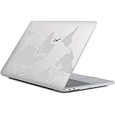 Case Compatible with MacBook Air 13 Inch 2022 2021 2020 2019 2018 Release Model A2337 M1 M2 A2681, Art Protector Covers for Air13 Retina Display with Touch ID-Map of World Route