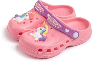 KidRtsk Toddler Kids Boys Girls Cute Garden Water Clogs Slip On Sandals Slides Lightweight Slipper Outdoor Summer Swimming Pool Infant Children Beach Pool Shoes