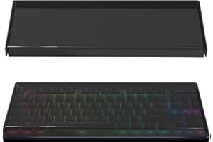 Geekria Tenkeyless TKL Keyboard Dust Cover, Acrylic Keypads Cover for 80% Compact 87 Key Computer Mechanical Gaming Keyboard,