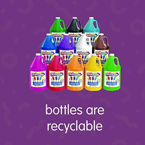 Colorations Washable Tempera Paint, Gallon, Purple, Non Toxic, Vibrant