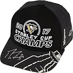 Marc-Andre Fleury Pittsburgh Penguins 2017 Stanley Cup Champions Autographed Locker Room Cap - Fanatics Authentic Certified