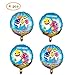 4 pcs Cute Shark Balloons Party Supplies,18 Inch Large Balloons, Balloons For Shark Theme Birthday Party Decorations