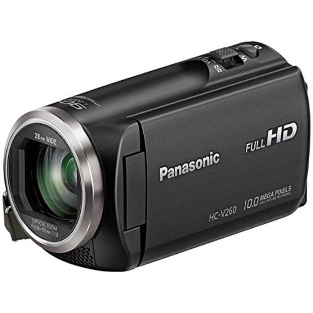Panasonic HC-V260EB-K Full HD Handheld Travel Camcorder - Black