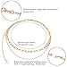 Une Douce Layered Choker Necklaces for Women, 14k Gold Plated Statement Necklaces, Delicate Link Chain Necklaces, Dainty Coin Pendant Choker Necklace Set, Trendy for Jewelry, Gift for Women and Girls