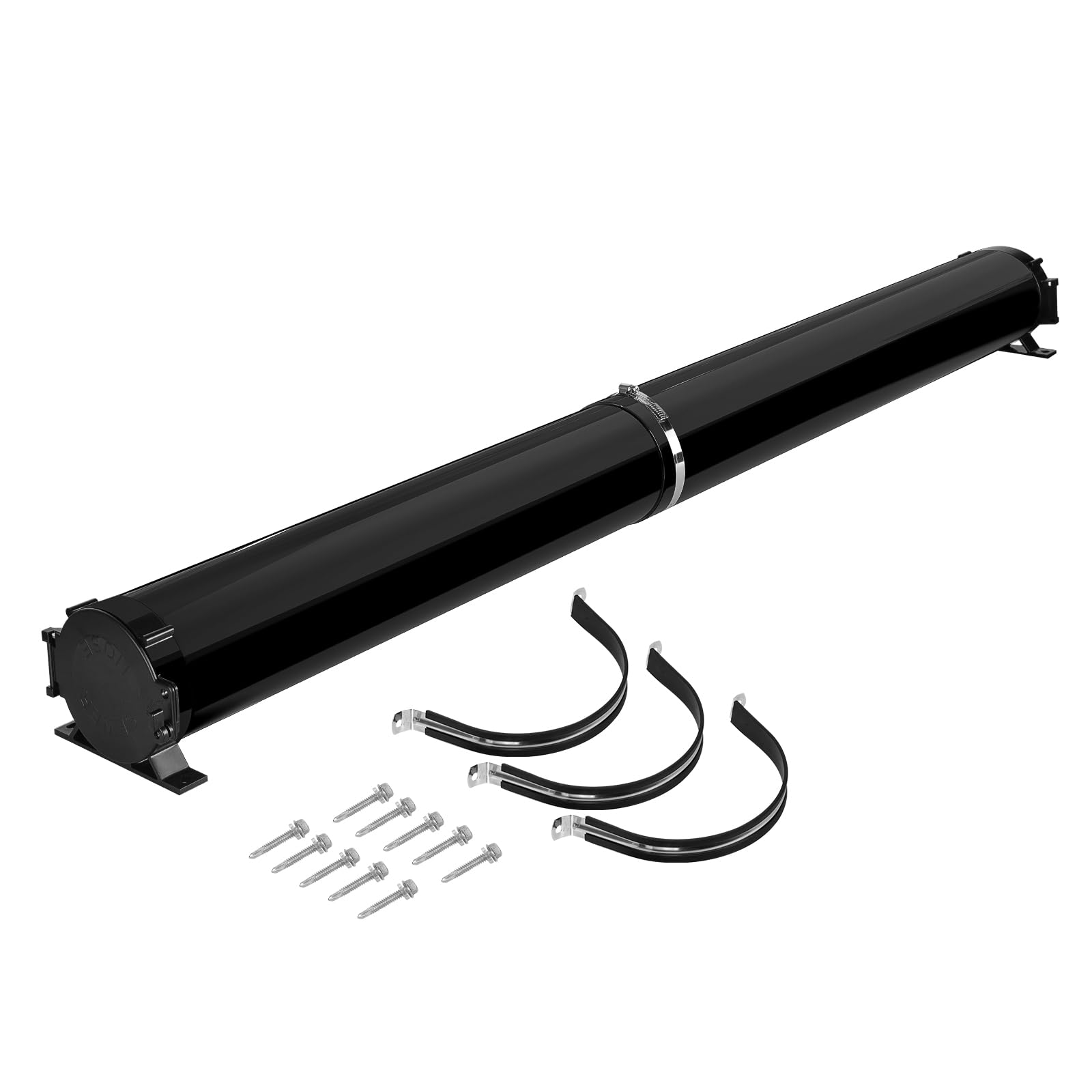 Photo 1 of *** DEEP SCRATCHES *** Touri RV Adjustable EZ Hose Carrier TR5094BK with Door Cap and Mounting Screws, 50''-94'', Black, 3 Mounting Tabs Included