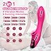 Maison-Market Clitoral Vibrator Sucking Dildo, G-spot USB Rechargeable Clitoris Stimulator Waterproof Clit Sucking Toys with 9 Vibration and Sucking Modes for Women and Couple Play(Pink)