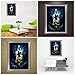 Chige DIY 5D Diamond Painting Kit, Cross Stitch Craft Kits Rhinestone Embroidery Wall Stickers Pasted Picture Drawing for Living Room Craft Home Wall Decor (Angel)