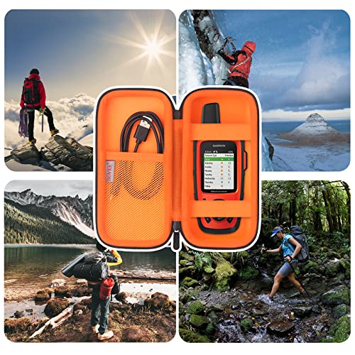 BOVKE Carrying GPS Case for Garmin GPSMAP 66i, Garmin inReach Explorer+