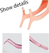 KAIFANGYA 2-Piece 2-in-1 Lash Tweezers Strip Lashes Eyelash Applicator Tool view 3