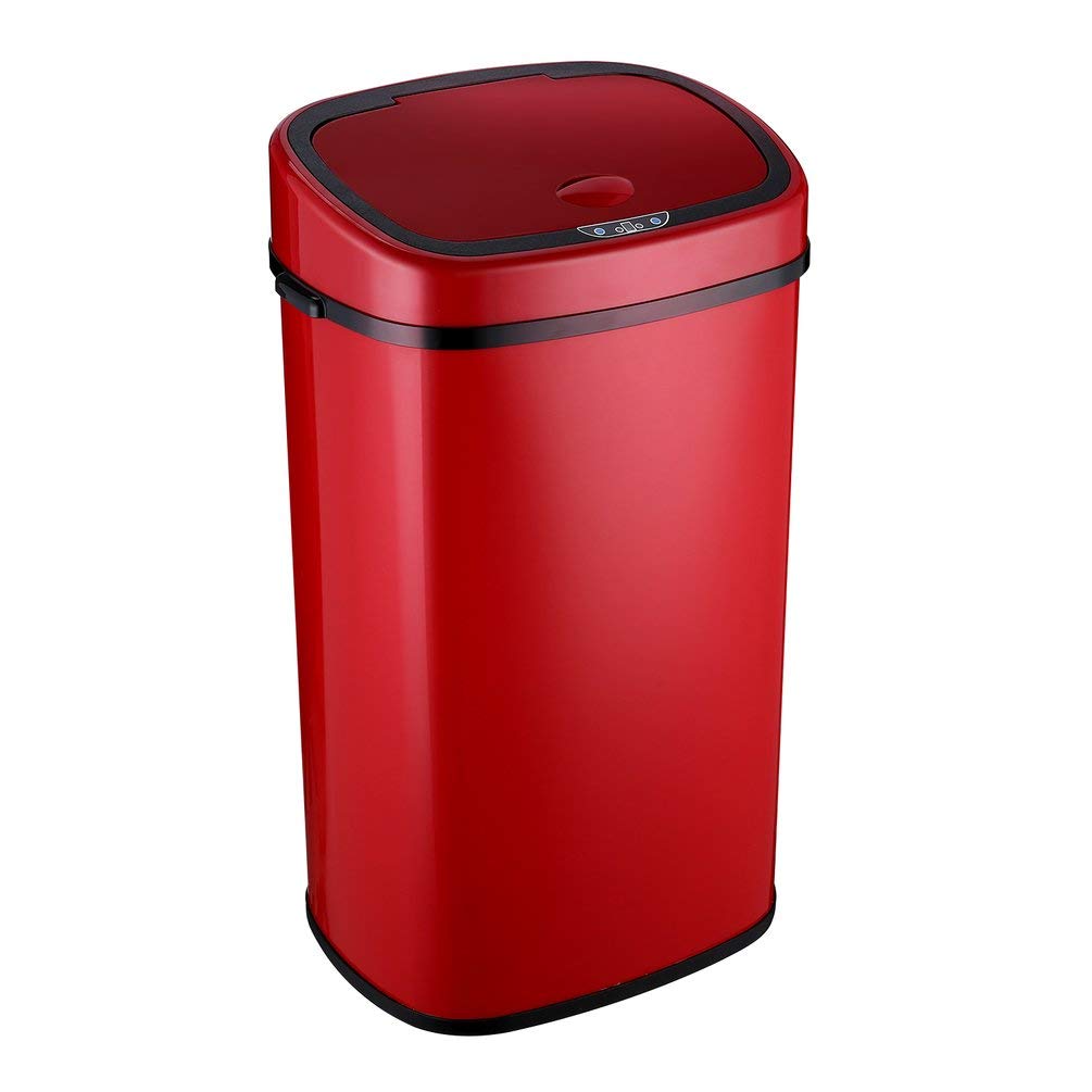 Poubelle à capteur 58L automatique pour cuisine en acier ...