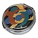 GoPillable Purse Pill Box or Pocket Pill Case - Large Midnight Swirl Pill Box/Medication or Vitamin case Featuring 3 compartments for Medication Organization