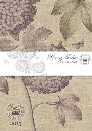 Royal Botanical Garden at Kew 2015 Linen Desk Diary by Carousel Calendars (2014-09-01) by 