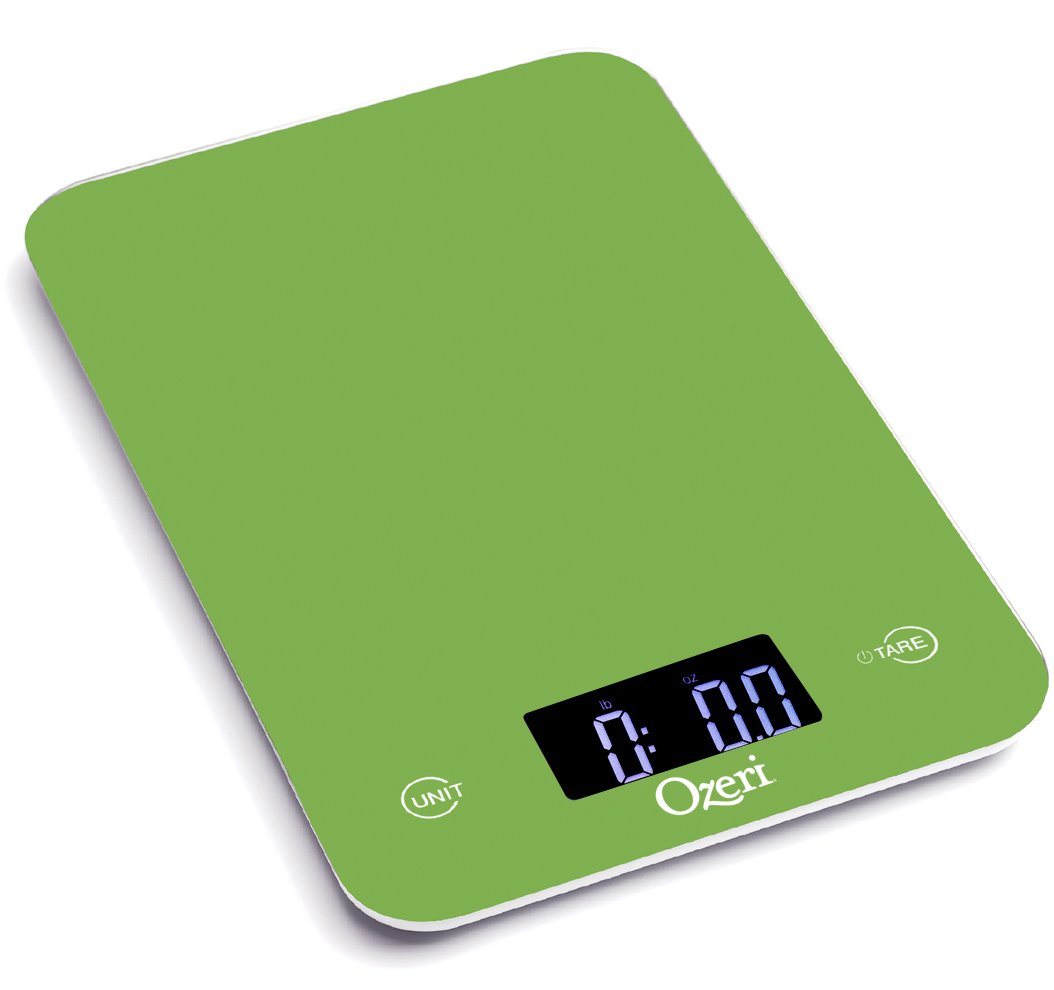 Ozeri Touch Professional Digital Kitchen Scale (12 lb Edition), Tempered Glass