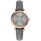 BUREI Women's Watch Fashion Leather Strap Watches for Women,Simple Three Hands Analog QuartzWristwatch,Gift for Women