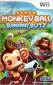 Super Monkey Ball - Banana Blitz Wii Instruction Booklet (Nintendo Wii