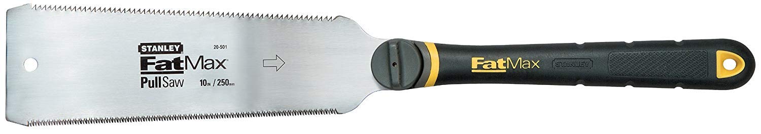 Stanley 0-20-501 Fine/Rough Jaw Saw, Black/Silver, 600 mm
