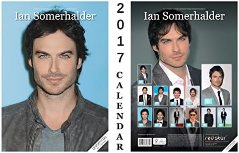 Ian Somerhalder 2017 Calendar + Ian Somerhalder Fridge Magnet