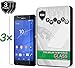 [3-Pack] Xperia Z3 Compact Screen Protector, PThink® [Tempered Glass][9H Hardness][Anti-Scratch][Fingerprint Resistant][Easy-Install] Screen Protector for Sony Xperia Z3 Compact