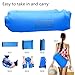 Anglink Outdoor Inflatable Lounger Couch, Thick Durable Comfortable, Air Sofa Blow Up Lounge Chair with Carrying Bag for Travelling, Camping, Hiking, Park, Pool and Beach Parties