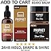 PREMIUM Sandalwood Scent Beard Oil for Healthier Facial Hair Grooming - All Natural Conditioner and Shampoo-like Softener, Shine and Fuller Beards & Mustache Growth - NUTS-FREE & VEGAN! Prophet