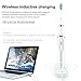 SOGUE Electric Toothbrush,Wireless inductive charging Sonic Toothbrush,30 Days Use With Smart Dual Clean Rechargeable Toothbrush IPX7 Water-proof for Shower(White)