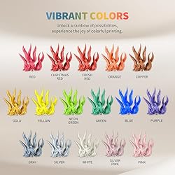 OVERTURE Silk Filament PLA 1.75mm Clog-Free Shiny