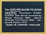 Mason Pearson N4 Nylon Pocket Hair Brush Dark Ruby for Normal Thick Long Hair view 5