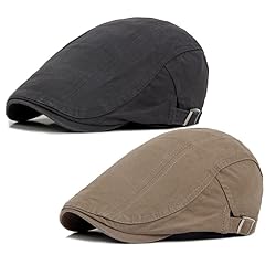 meioro Men's Newsboy Hat Flat Cap Ivy Cotton