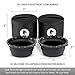 Top Dog Pet Gear Black Dog Travel Bag for Supplies - Includes Travel Bag, Travel Dog Bowls, Food Storage - Airline Approved Dog Bags for Traveling - Dog Travel Accessories for Camping, Beach
