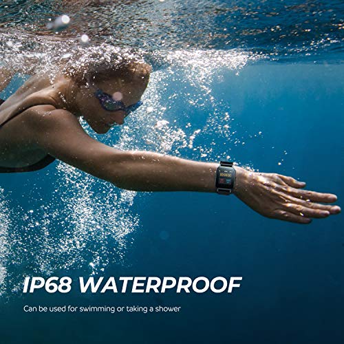 SoundPEATS Smart Watch Fitness Tracker with All Day Heart Rate Monitor Sleep Quality Tracker Call & Message Alert Swimming Waterproof Sports Watch Compatible with iPhone Android Phones