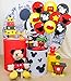 30PCS Mickey Mouse Party Balloons 12 Inch Double-sided pattern Latex Balloons Red Black Yellow Balloons for Kids Birthday Party Supplies